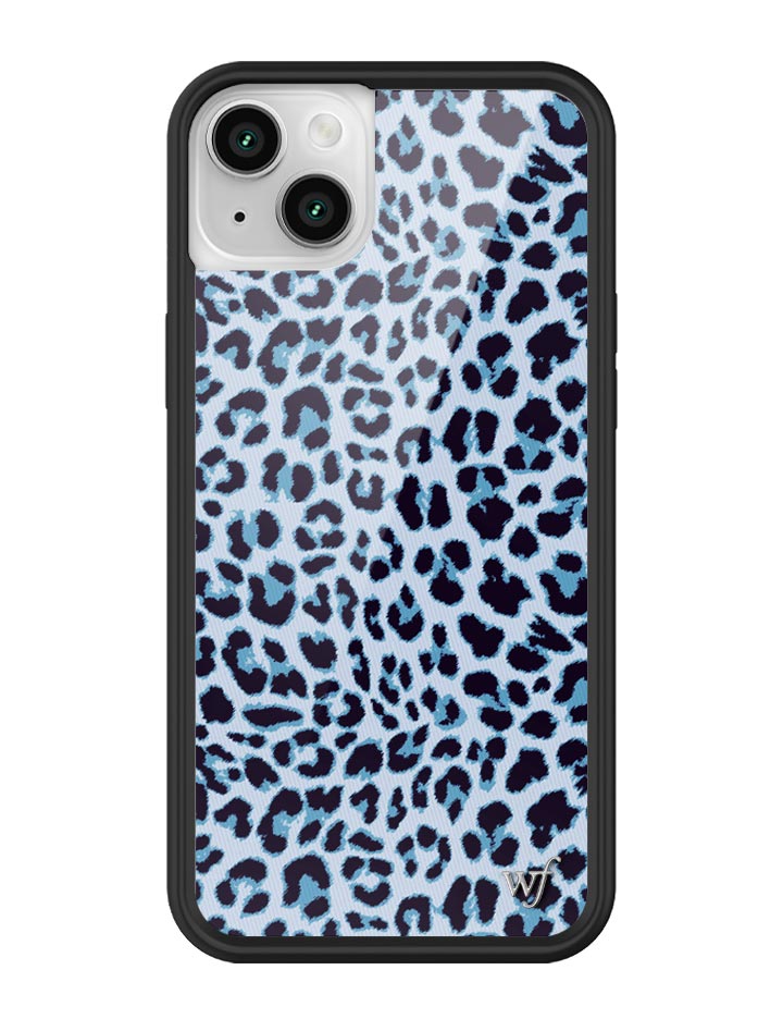 Wildflower Meow | Blue iPhone Case
