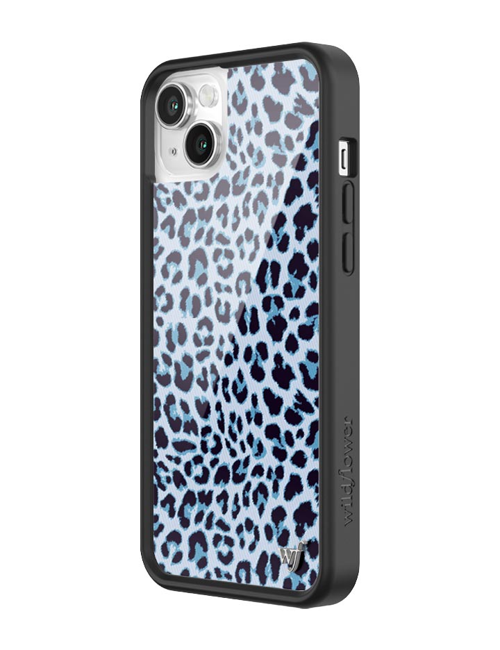 Wildflower Meow | Blue iPhone Case