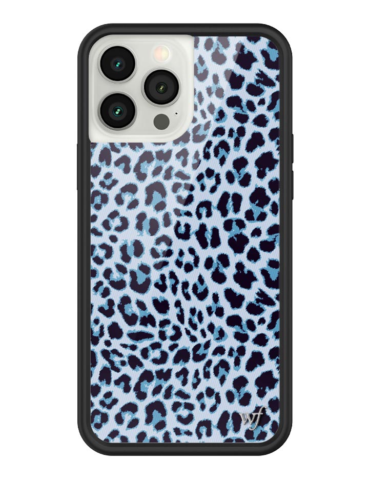 Wildflower Meow | Blue iPhone Case