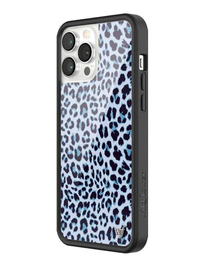 Wildflower Meow | Blue iPhone Case