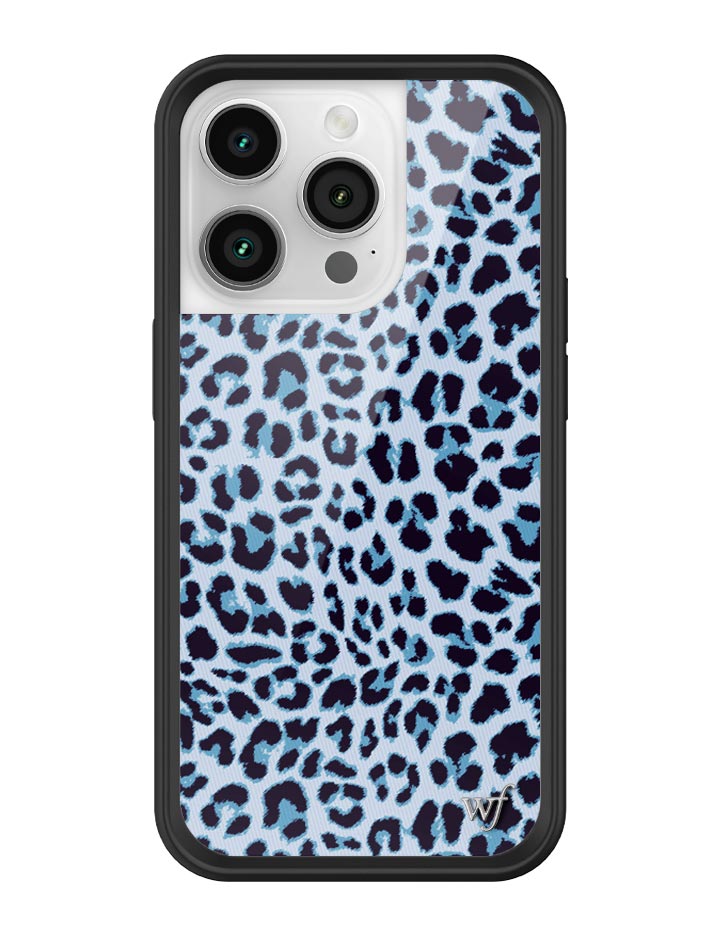Wildflower Meow | Blue iPhone Case