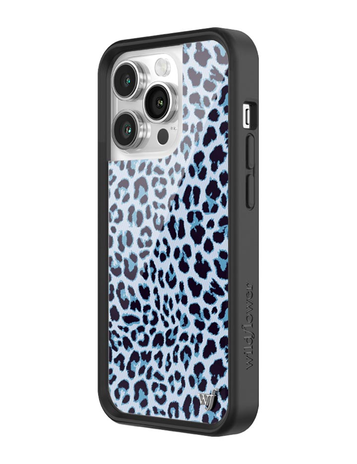 Wildflower Meow | Blue iPhone Case