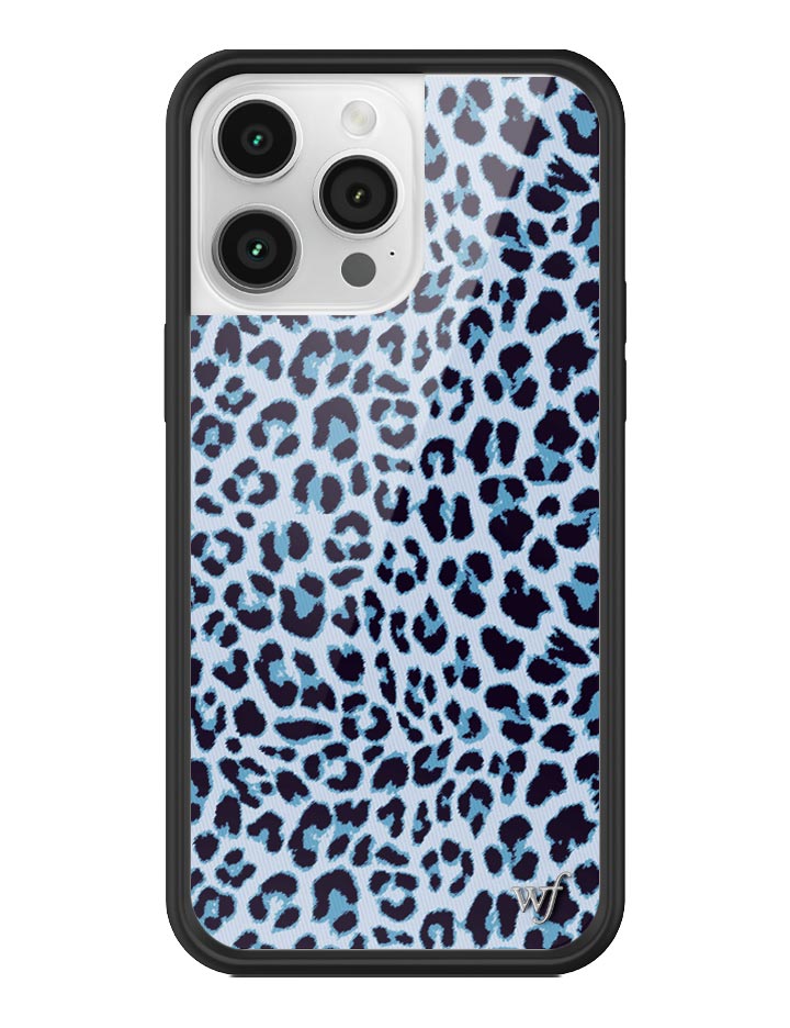 Wildflower Meow | Blue iPhone Case