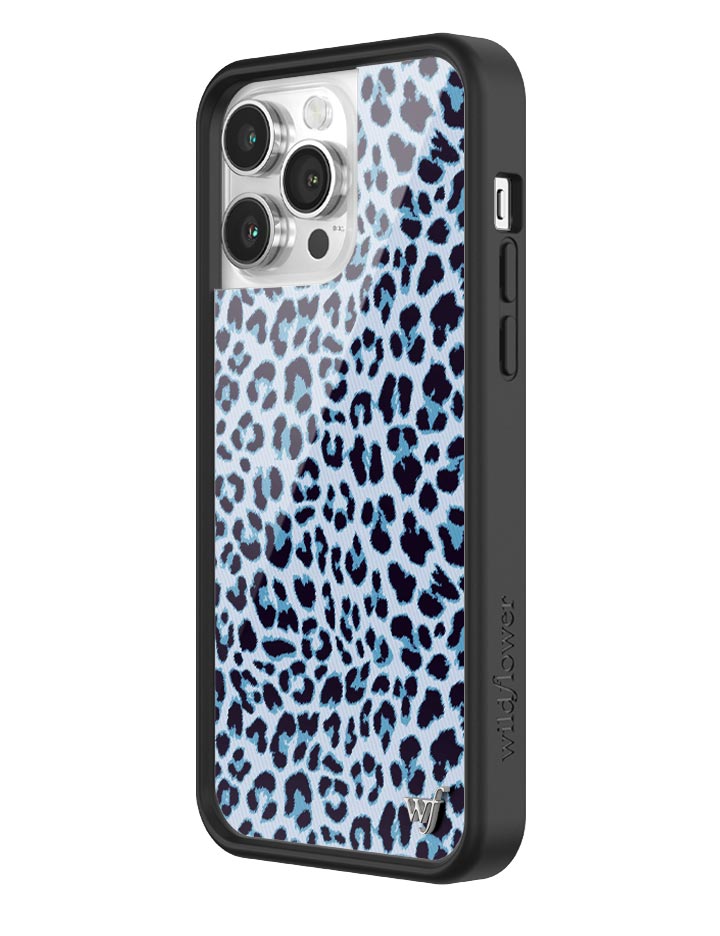 Wildflower Meow | Blue iPhone Case