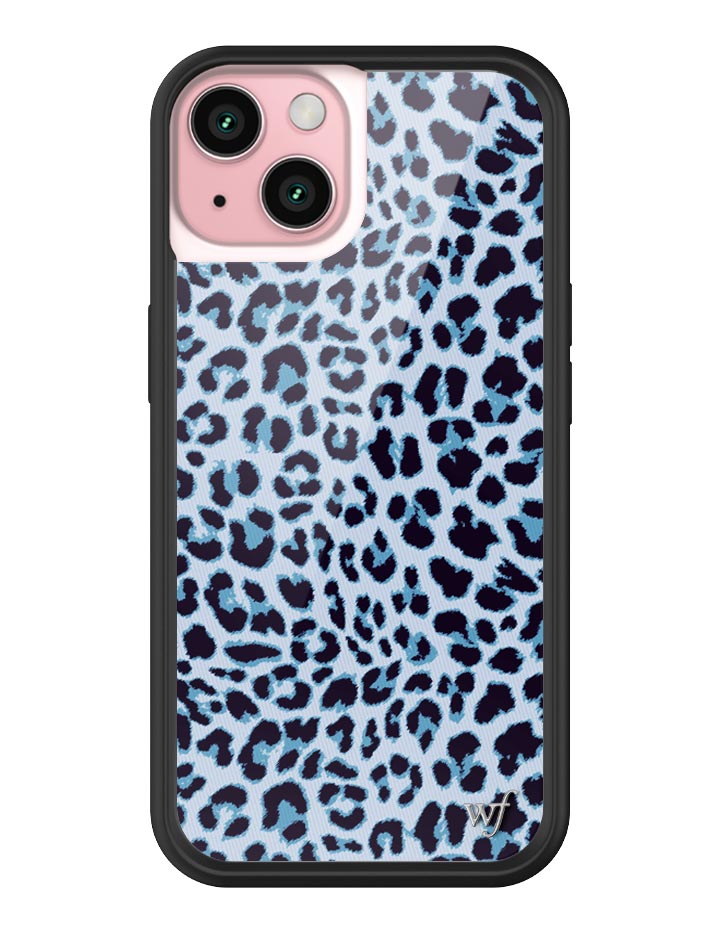 Wildflower Meow | Blue iPhone Case