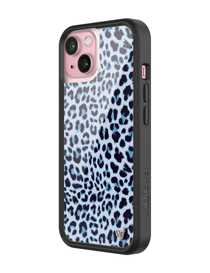 Wildflower Meow | Blue iPhone Case