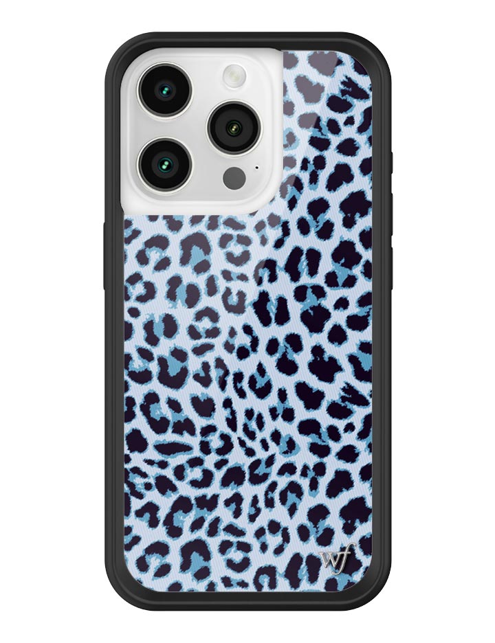 Wildflower Meow | Blue iPhone Case