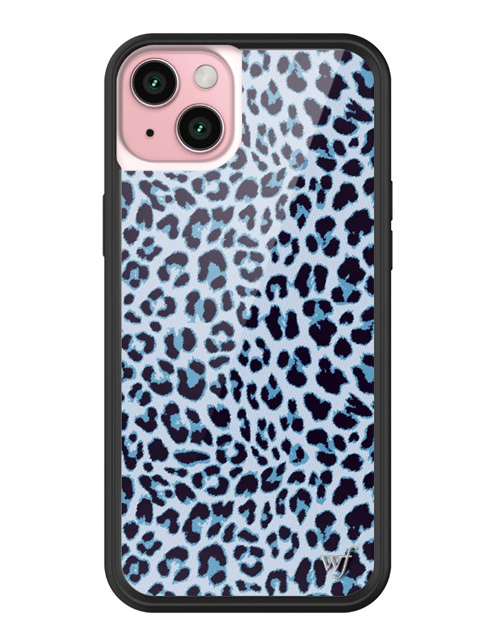 Wildflower Meow | Blue iPhone Case