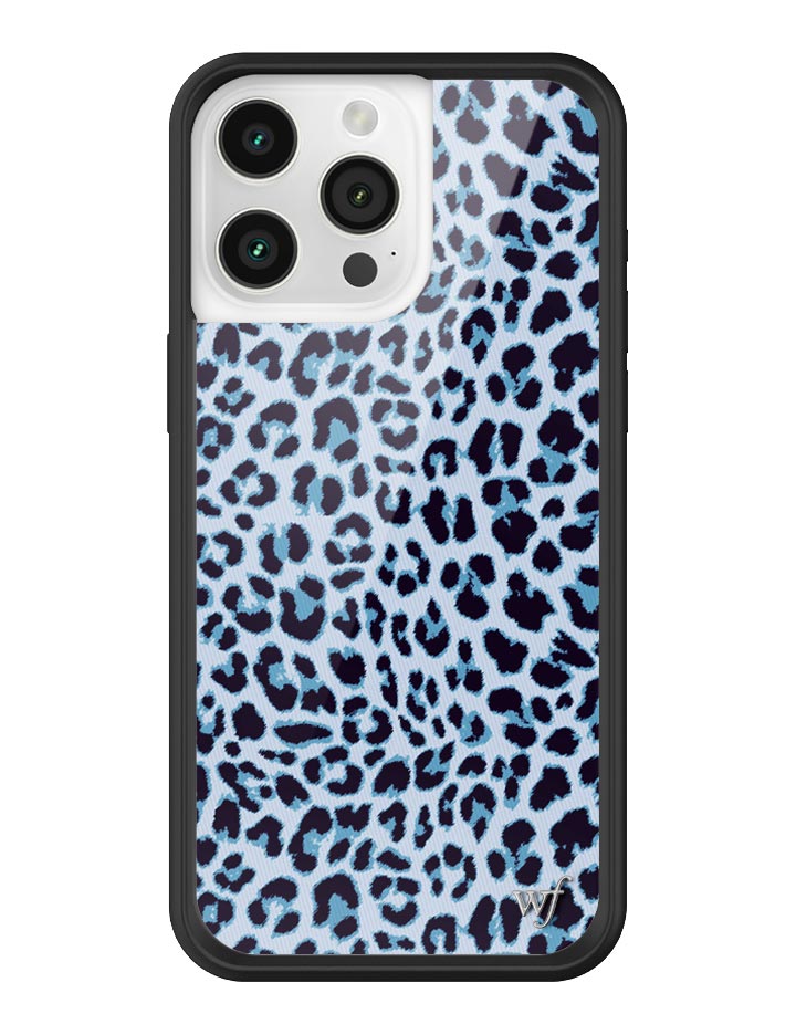 Wildflower Meow | Blue iPhone Case
