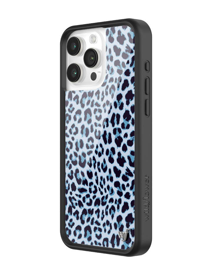 Wildflower Meow | Blue iPhone Case