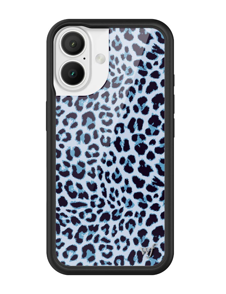 Wildflower Meow | Blue iPhone Case