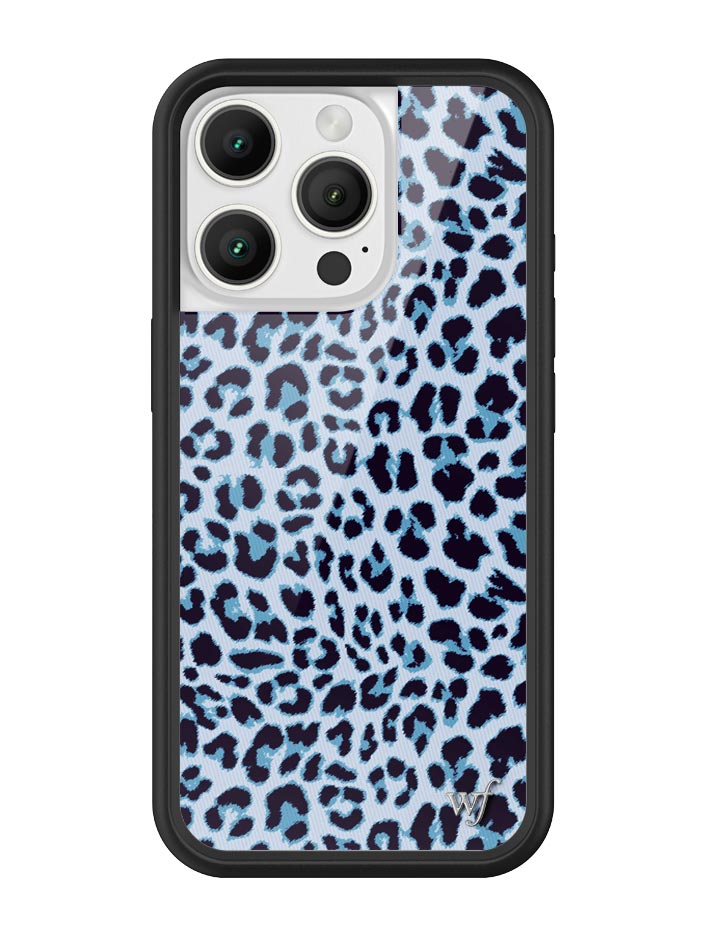 Wildflower Meow | Blue iPhone Case