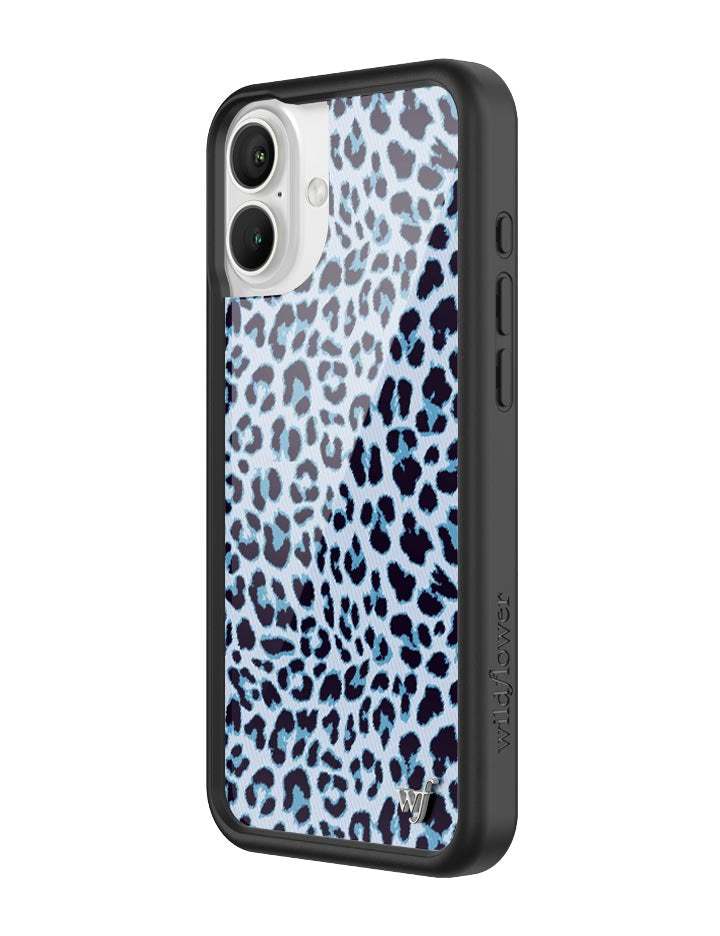 Wildflower Meow | Blue iPhone Case