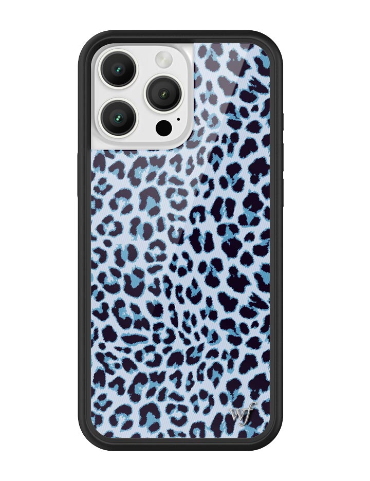 Wildflower Meow | Blue iPhone Case