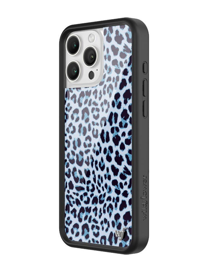Wildflower Meow | Blue iPhone Case