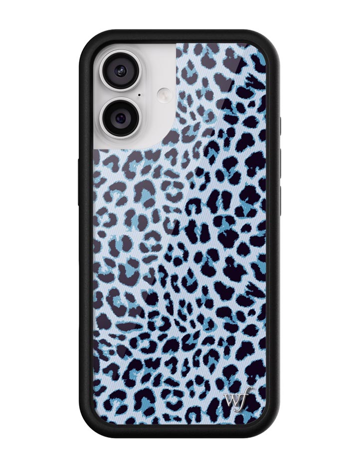 Wildflower Meow | Blue iPhone Case
