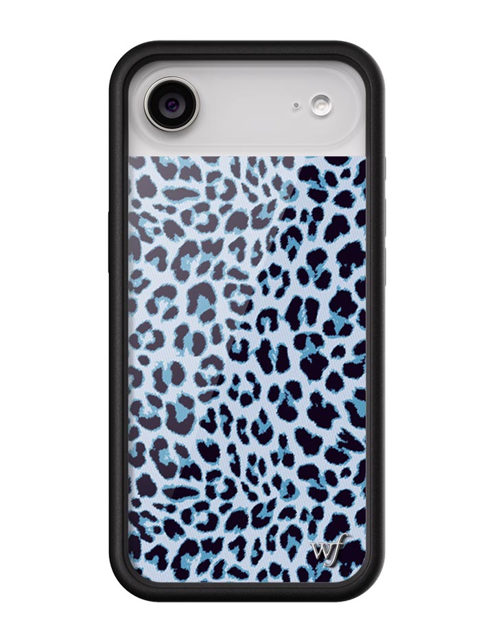 Wildflower Meow | Blue iPhone Case