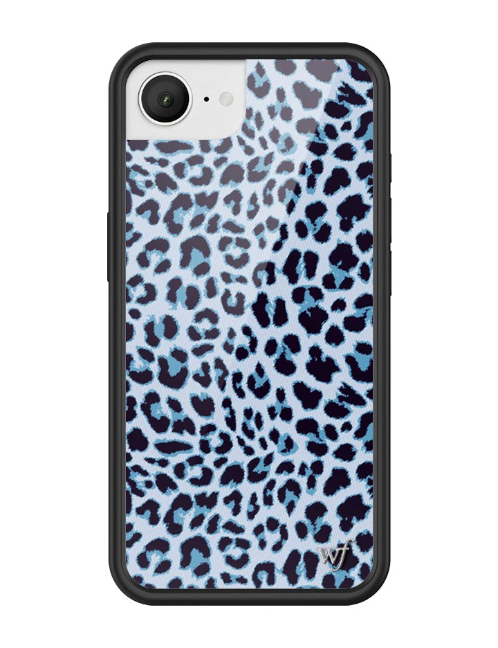 Wildflower Meow | Blue iPhone Case