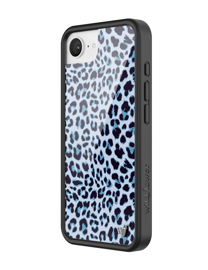 Wildflower Meow | Blue iPhone Case
