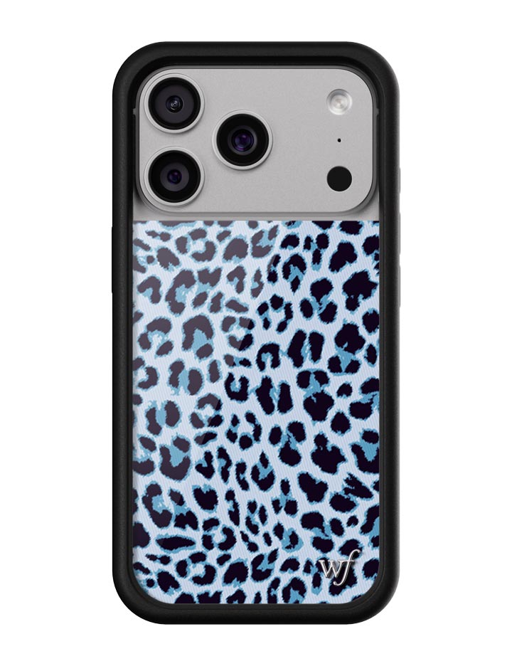 Wildflower Meow | Blue iPhone Case