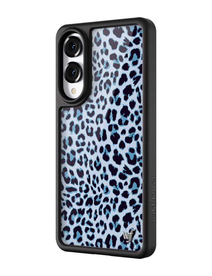 Wildflower Blue Meow Samsung Galaxy Case