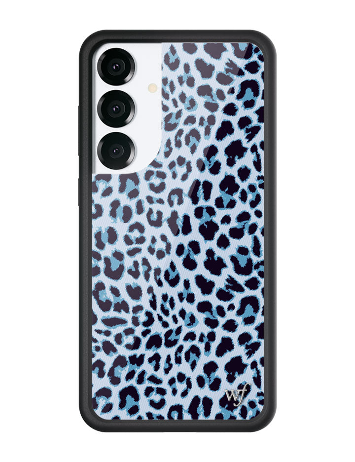 Wildflower Blue Meow Samsung Galaxy Case