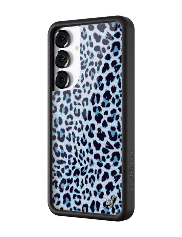 Wildflower Blue Meow Samsung Galaxy Case