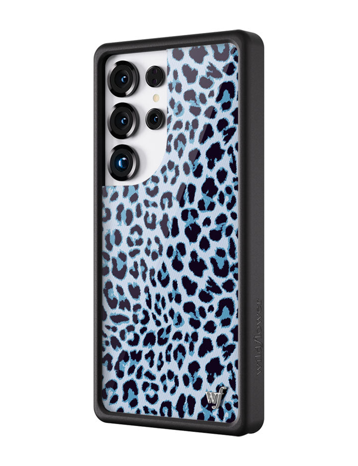 Wildflower Blue Meow Samsung Galaxy Case