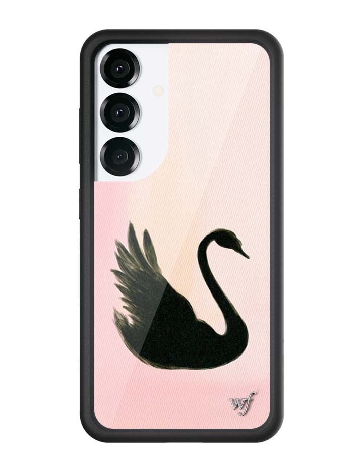 Wildflower Black Swan Samsung Galaxy Case