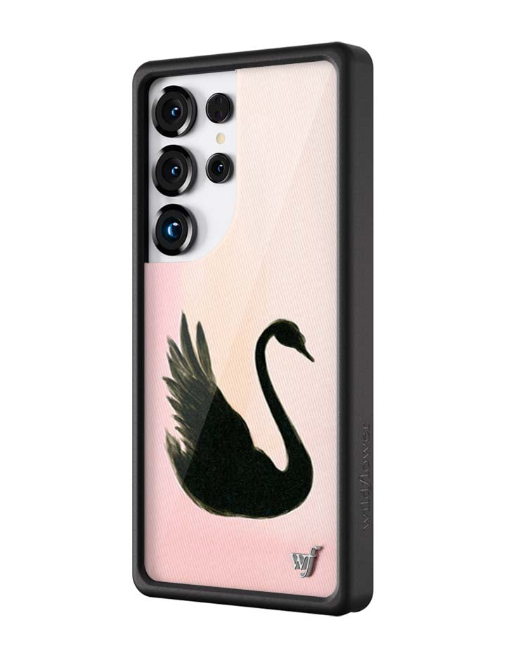 Wildflower Black Swan Samsung Galaxy Case