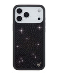 Wildflower Rhinestone iPhone Case | Black
