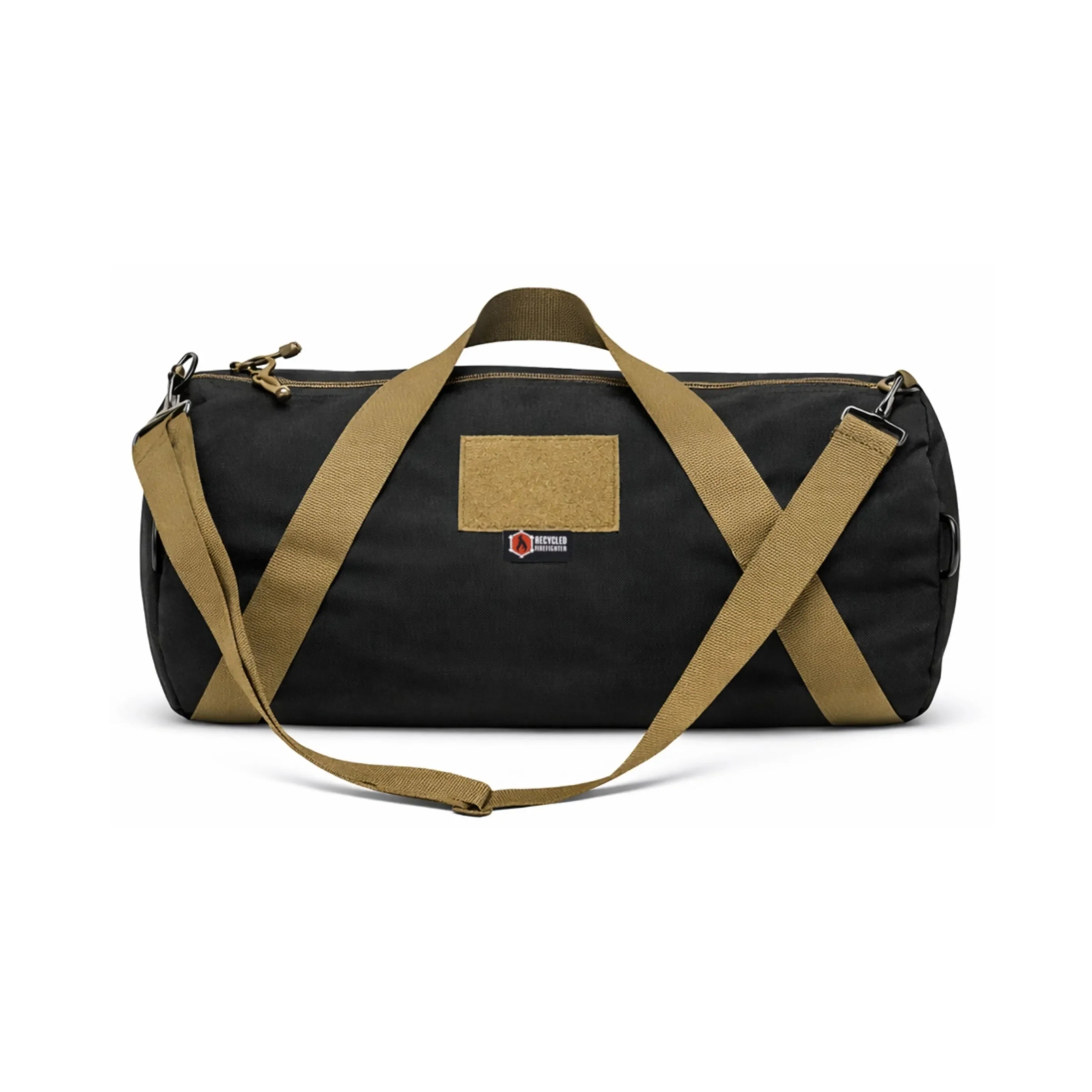 Recycled Firefighter Barrel Duffle Bag 1000D