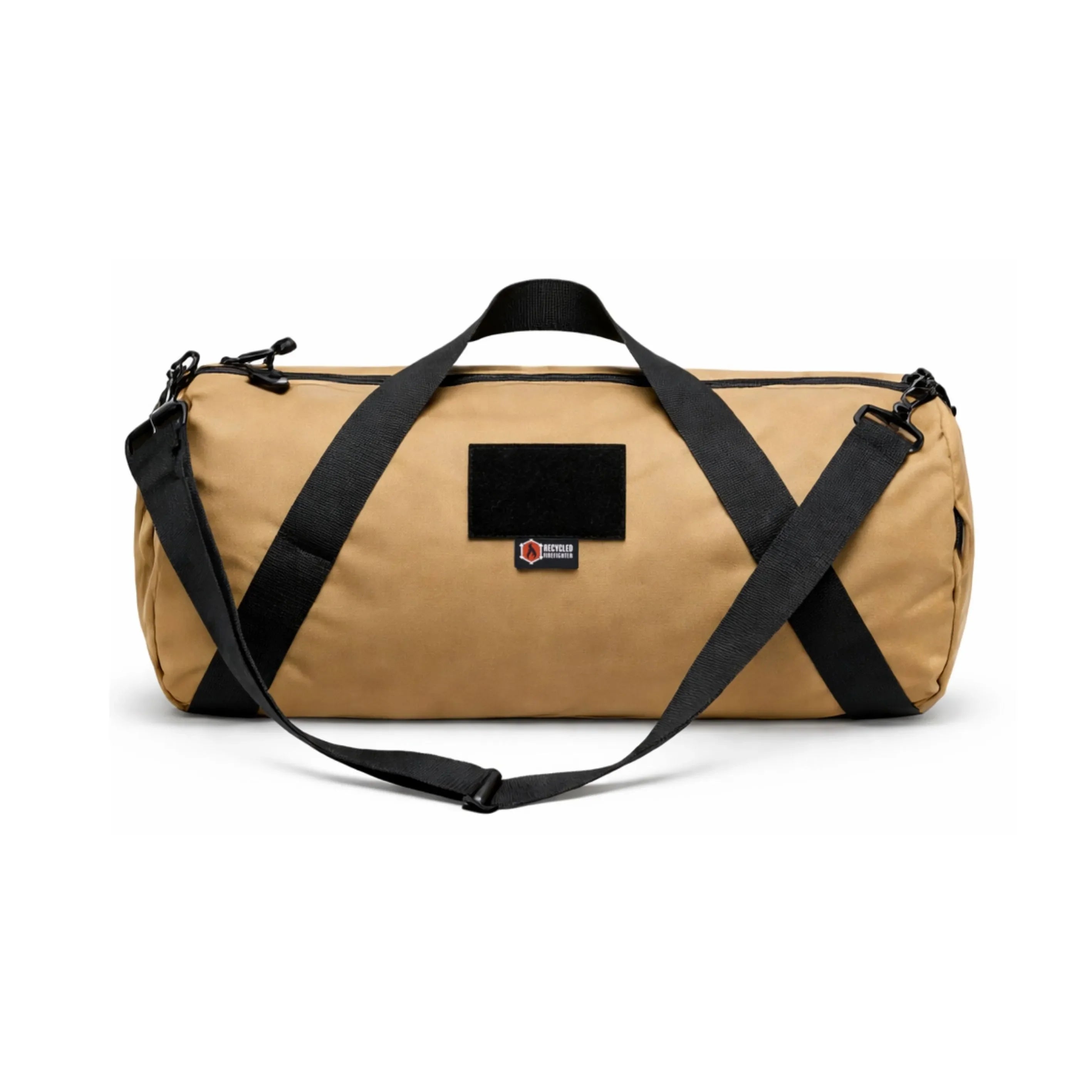 Recycled Firefighter Barrel Duffle Bag 1000D