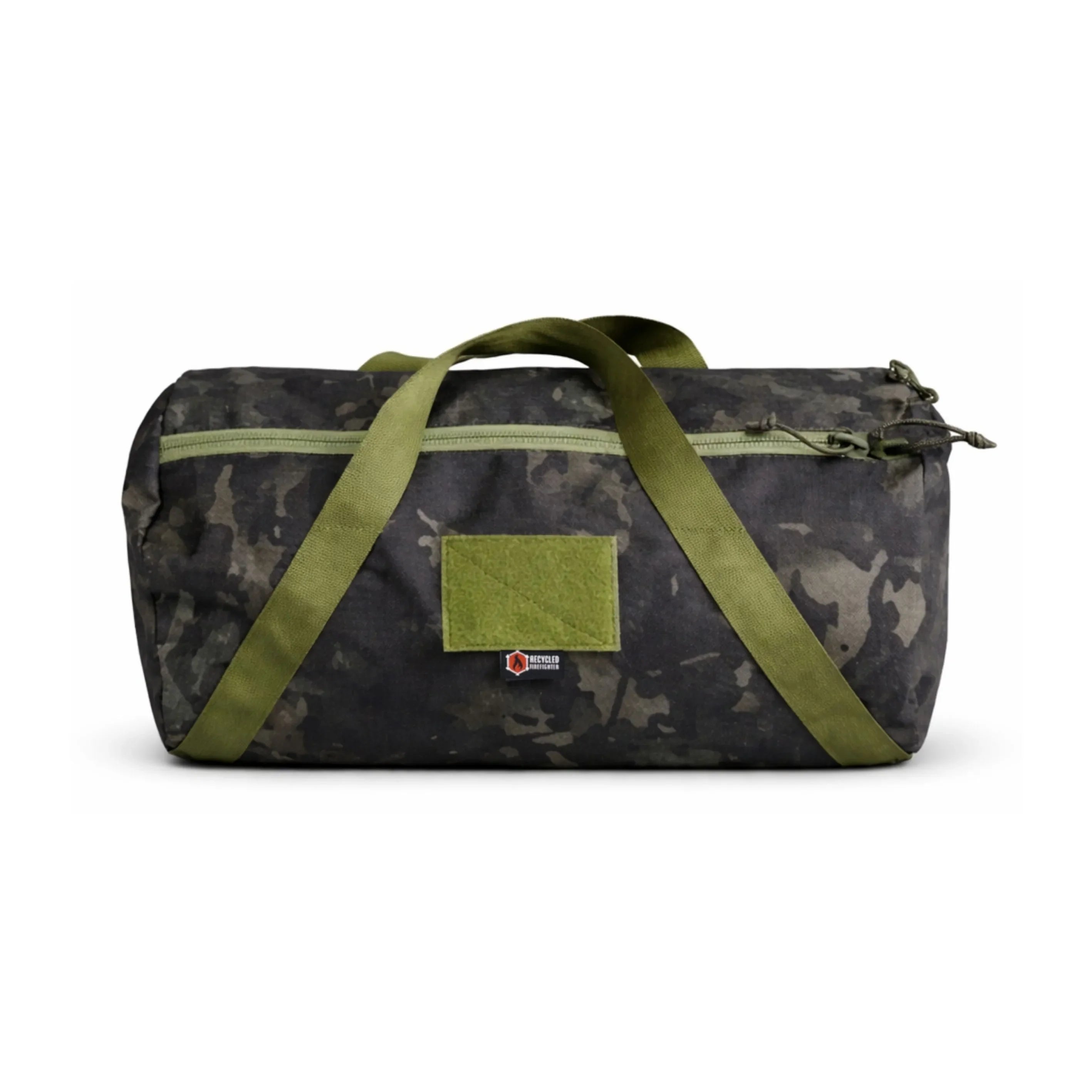 Recycled Firefighter Barrel Duffle Bag 1000D