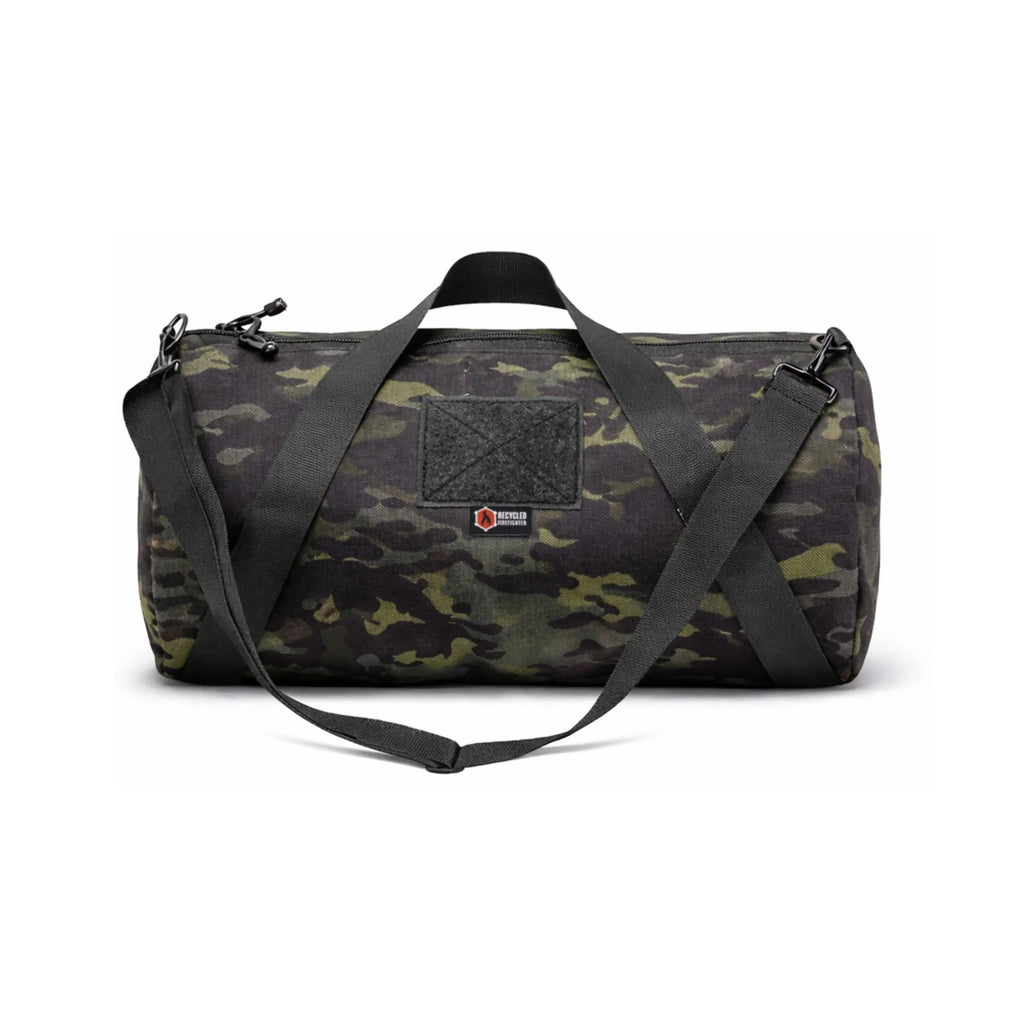 Recycled Firefighter Barrel Duffle Bag 1000D