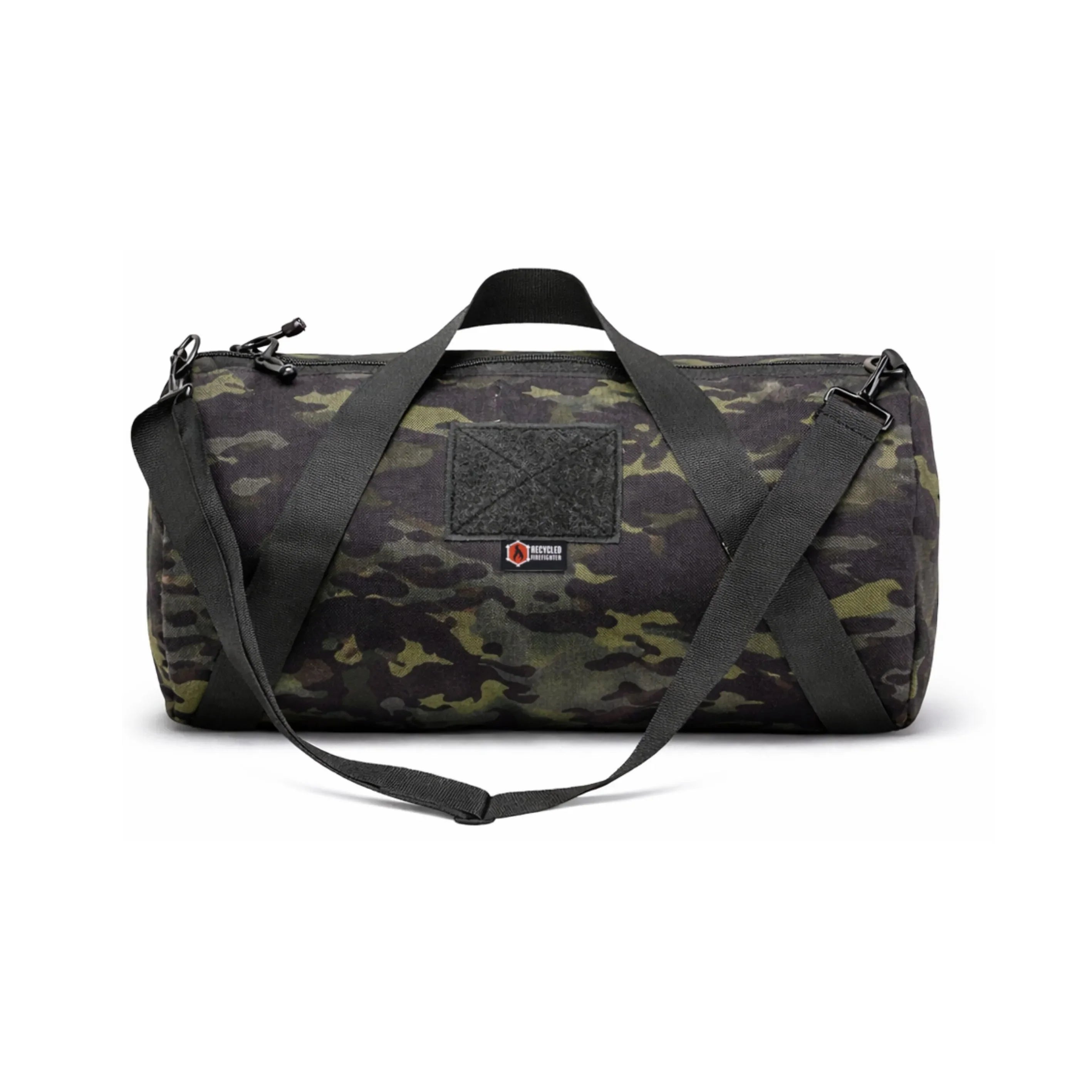 Recycled Firefighter Barrel Duffle Bag 1000D