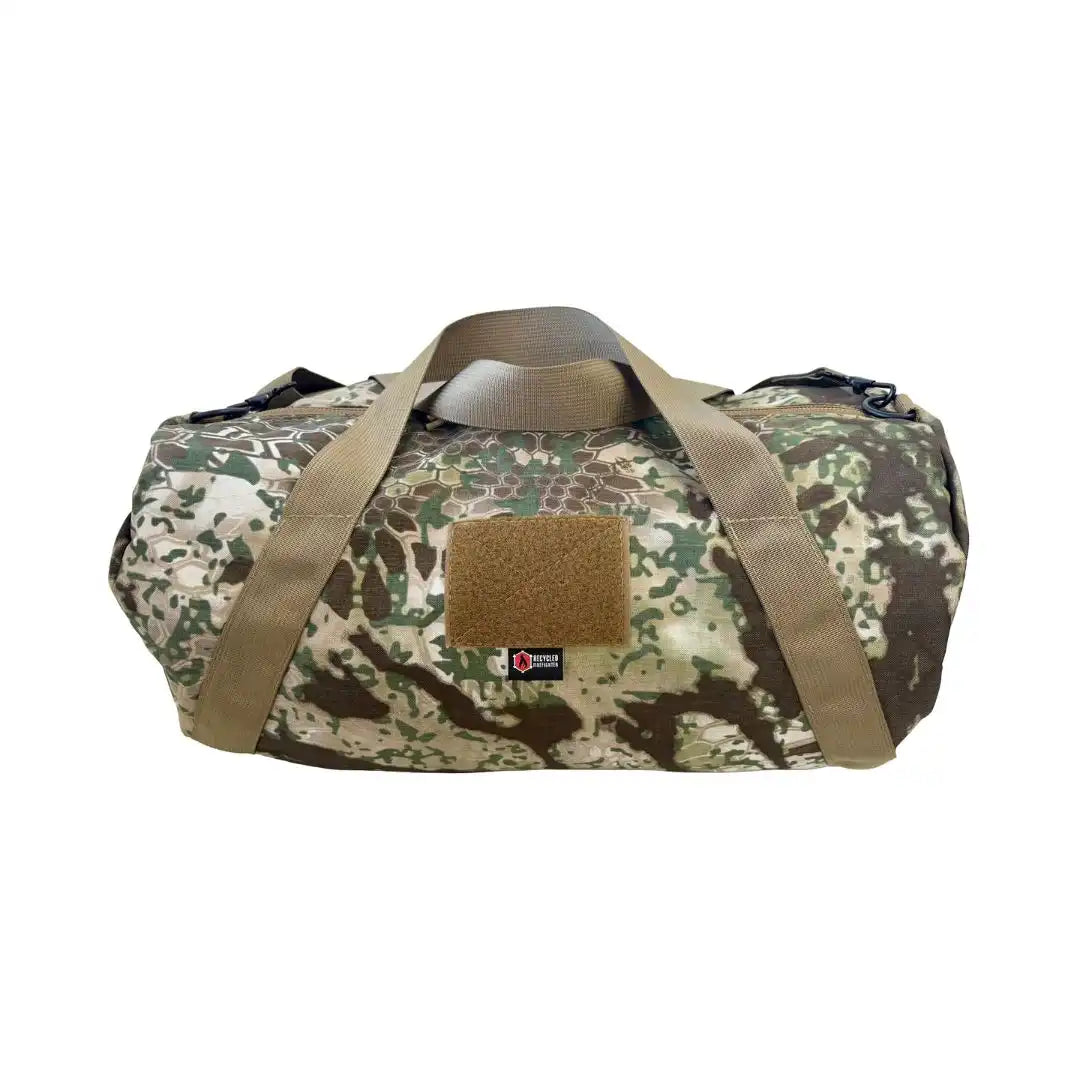 Recycled Firefighter Barrel Duffle Bag 500D