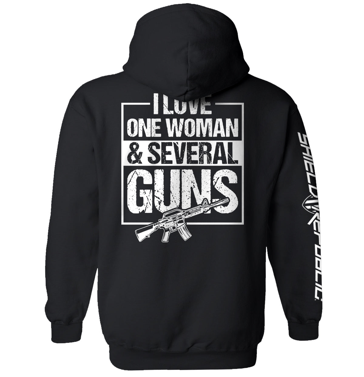 I Love One Woman & Several Guns Men's T-Shirt