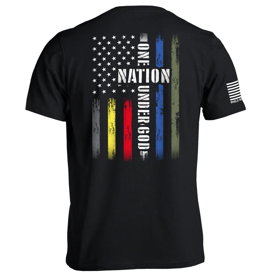 One Nation Under God First Responder Flag
