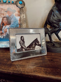 Silver Beaded Picture Frame