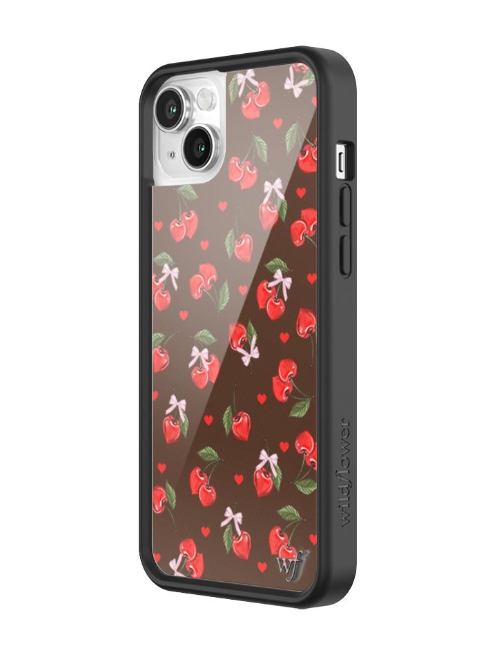 Wildflower Chocolate Cherries iPhone Case