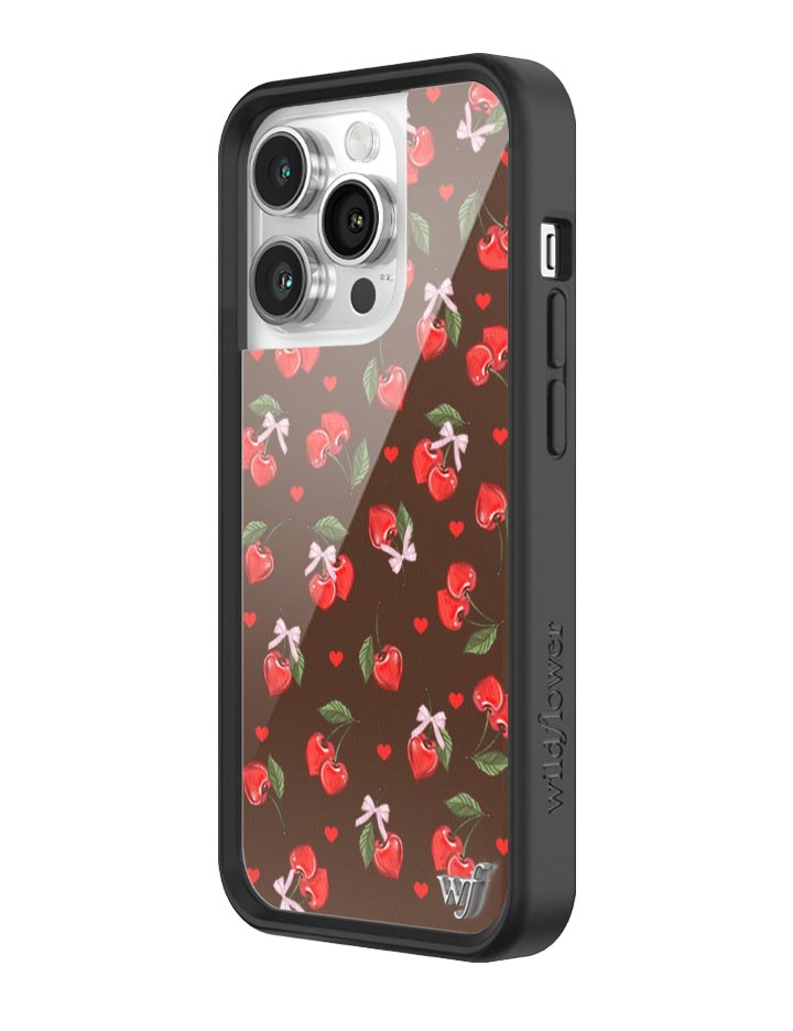 Wildflower Chocolate Cherries iPhone Case