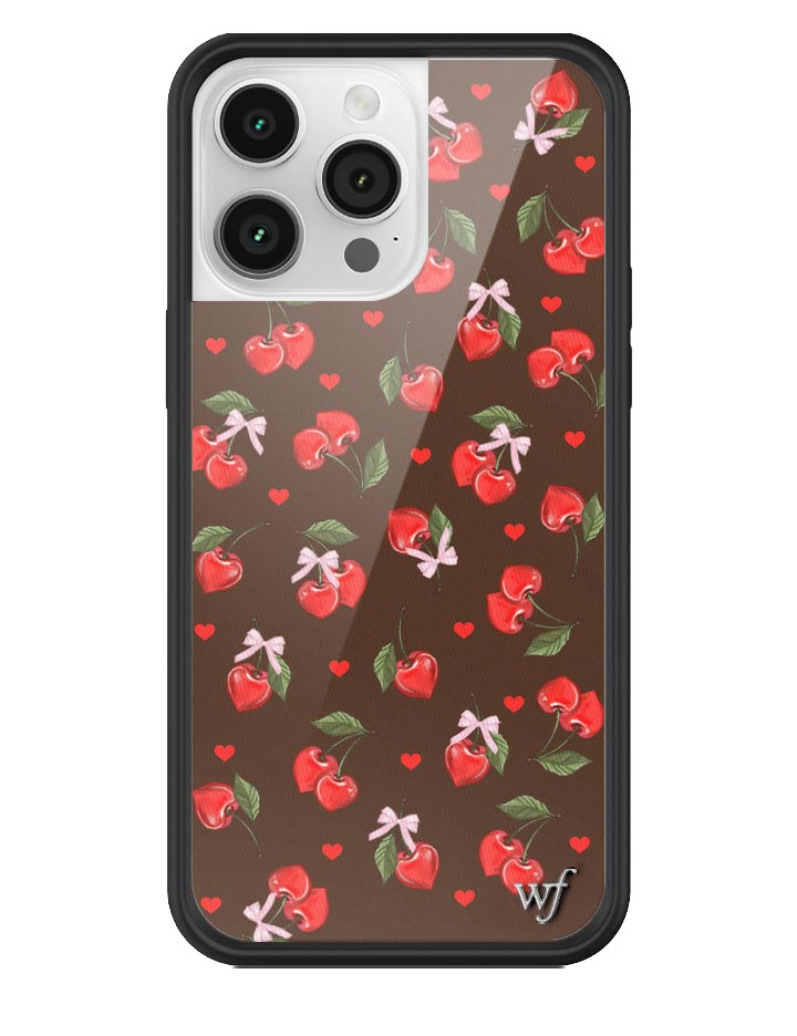 Wildflower Chocolate Cherries iPhone Case