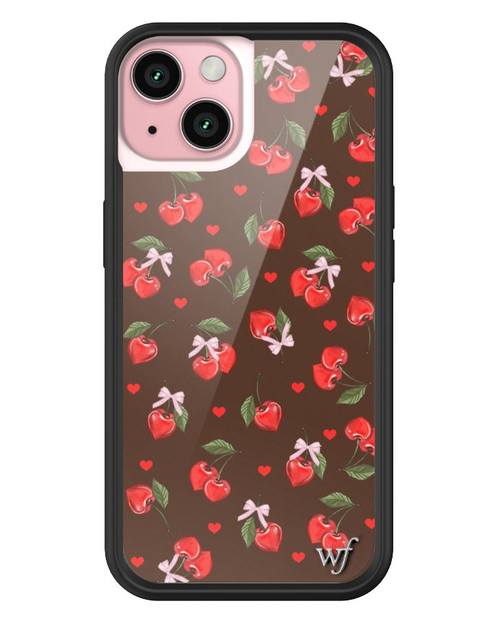 Wildflower Chocolate Cherries iPhone Case