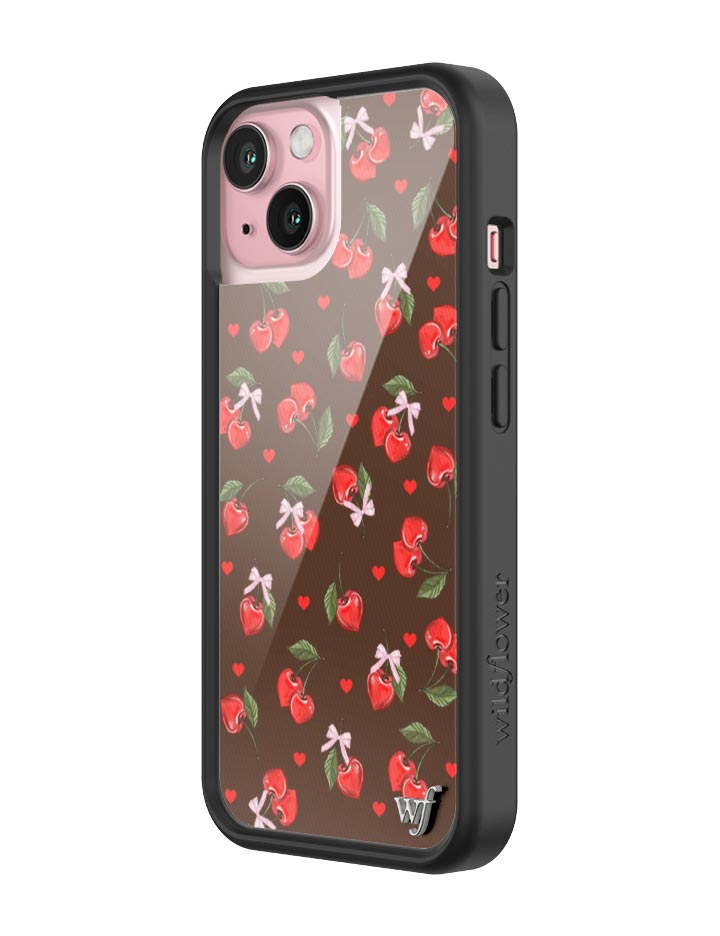 Wildflower Chocolate Cherries iPhone Case