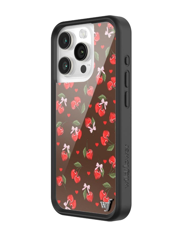 Wildflower Chocolate Cherries iPhone Case