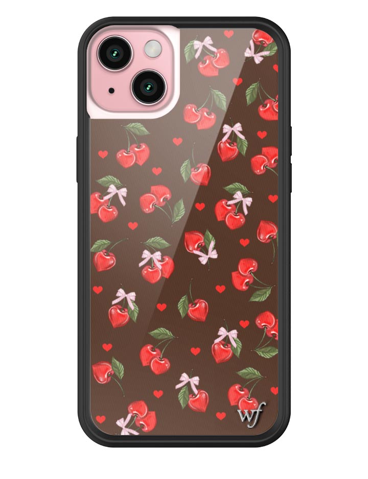 Wildflower Chocolate Cherries iPhone Case
