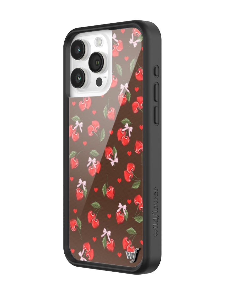 Wildflower Chocolate Cherries iPhone Case