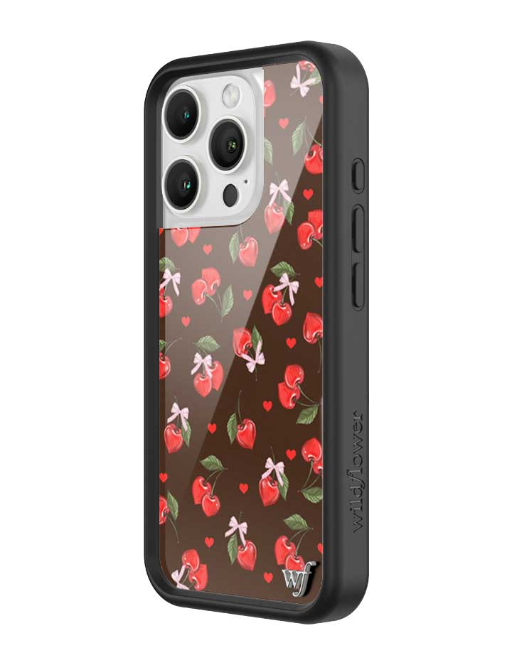 Wildflower Chocolate Cherries iPhone Case