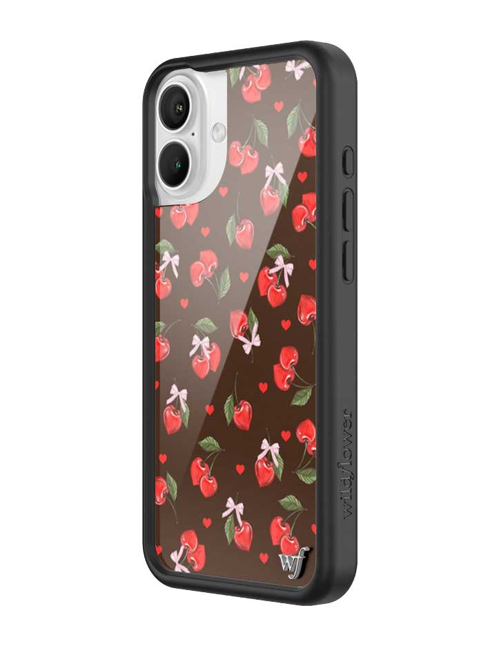 Wildflower Chocolate Cherries iPhone Case